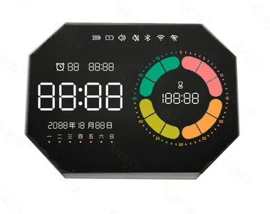 Custom VA LCD Display 4 Digit Zebra Screen for Clocks