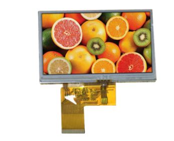 4.3 Inch TFT LCD Display Module 480x272 RGB 6 O'clock View