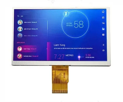 NV3030B LED Backlit TFT LCD Display 7 Inch IPS TFT Display 800×480 Pixels