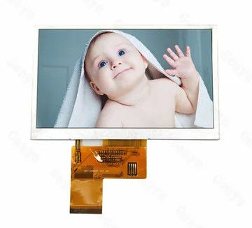 5 Inch TFT LCD Display Screen TN Transmissive 800x480 Resolution 40PIN Parallel RGB 24 Bit