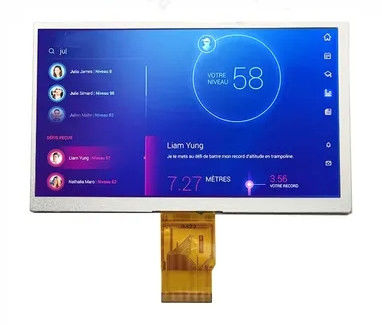 LED Backlit IPS TFT LCD Display 7 Inch TN Transmissive 800x480 Pixels