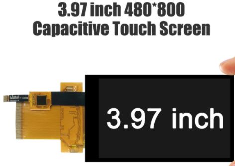 3.97 Inch Sunlight Readable IPS TFT LCD Display with 480x800 Resolution