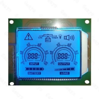 3.3V-5V 7 Segment TN LCD Display Blue Backlight HT1621 COB Module