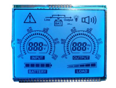 COB Module 7 Segment LCD Display TN Blue Backlight HT1621 Driver IC
