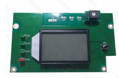 5.0V 7 Segment Screen TN Monochrome LCD Display White LED Backlight