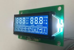 Customized 7 Segment LCD Display HTN Blue 5V With PCB Board