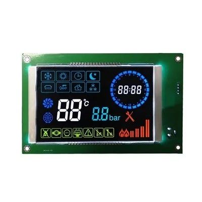 VA LCD Segment Display Module Chip On Board Color Icons 5.0V High Contrast LCD Display