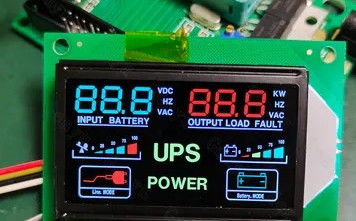 2.4 inch VA LCD Module COB LCM AIP31621E Driver White Backlight UPS LCD Display