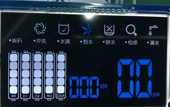 Custom Glass VA LCD Display Module Vatn Tn Htn Temperature Segment LCD Display