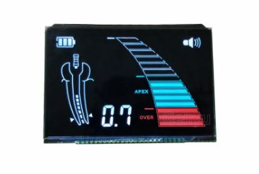 Pantalla LCD VA negra de 25 pines, 5,0 V, 12 en punto, transmisiva