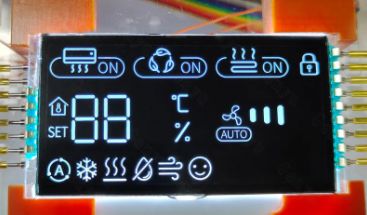 2.2 Inch VA LCD Display 5V Negative Driving with 57x29.2x2.0 mm Dimensions