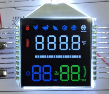 High Contrast VA LCD Display with 33x29 mm Display Area 22PIN Interface