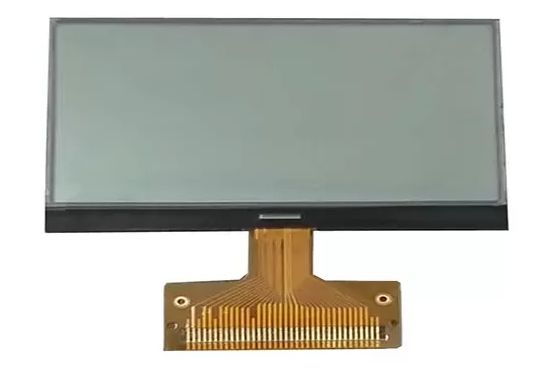 Transflective Mono COG LCD Display 28 Pins With White LED Backlight