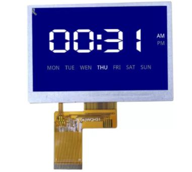 4.3 Inch 480 * 272 TFT LCD Resistive Touchscreen Panel 24 bit