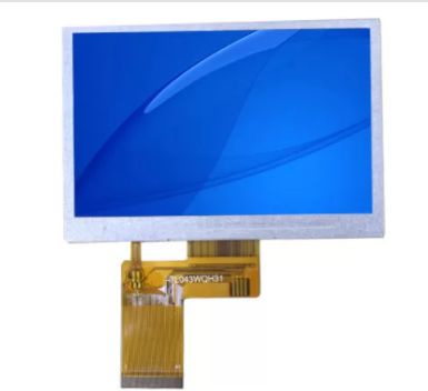 4.3 Inch 480 * 272 TFT LCD Resistive Touchscreen Panel 24 bit