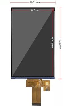 High Definition High Brightness LCD Module 800 X 1280 Resolution 1200cd/M2