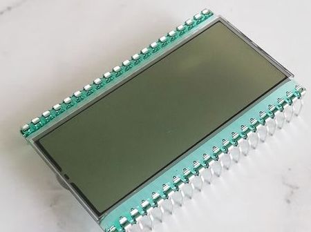 Écran LCD monochrome réfléchissant positif TN, chiffres noirs, segment personnalisé