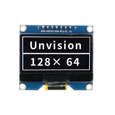 Serial Interface 1.54 Inch OLED Display Panel Blue Color 128x64 Dots 24PIN