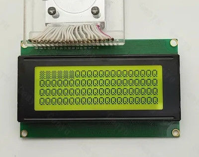 STN Module d'affichage LCD monochrome jaune vert 20x4 affichage LCD à caractères 16 broches