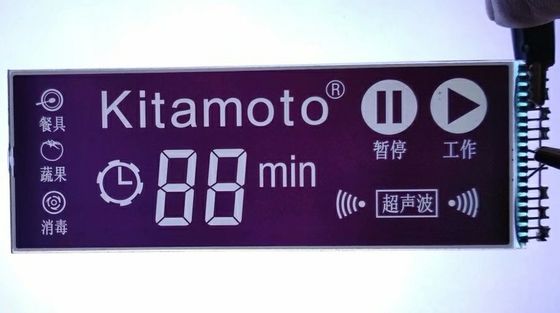 High Resolution Monochrome LCD Display 128x128 50 Pins FPC