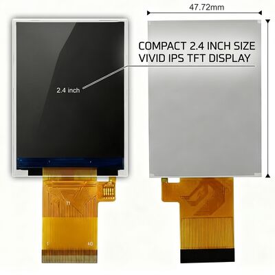 2.4 Inch IPS TFT LCD Display 240x320 with 350 Nit Brightness / MCU RGB Interface
