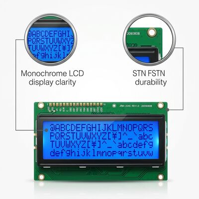 BBI Monochrome LCD Display 122x32 with STN / FSTN LCD Construction