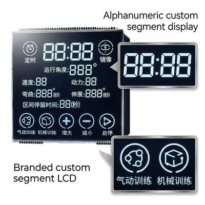VATN Alphanumeric Custom Segment LCD Display TN / Negative / Transmissive