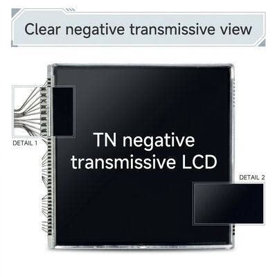VATN Alphanumeric Custom Segment LCD Display TN / Negative / Transmissive