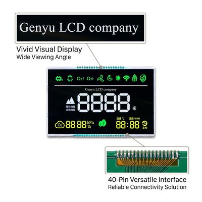 High Contrast VA LCD Display with 3.6V Operating Voltage 40PIN Connectivity